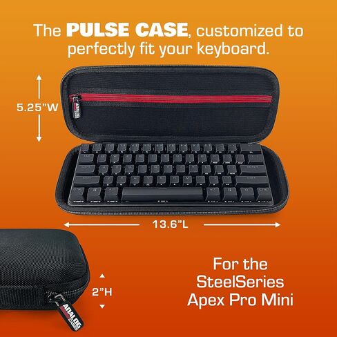 ANALOG CASES Pulse Hard Case for SteelSeries Apex Pro Mini Gaming Keyboard, Durable Molded EVA Exterior in Saudi Arabia