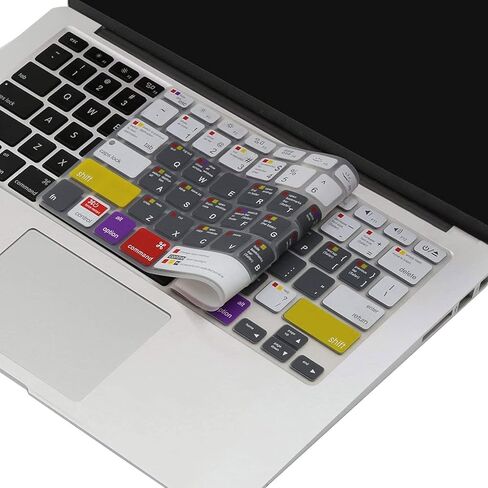 غطاء لوحة مفاتيح موسيسو موسيسو مع نمط لماك بوك برو 13 بوصة، 15 بوصة (مع أو بدون شاشة ريتينا، 2015 أو الإصدار الأحدث) ماك بوك اير 13 بوصة، نظام التشغيل ماك اكس OSX-M-CC-2 in Kuwait