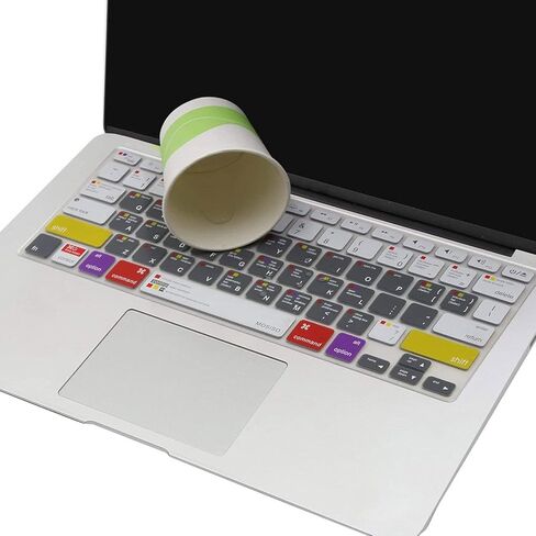 غطاء لوحة مفاتيح موسيسو موسيسو مع نمط لماك بوك برو 13 بوصة، 15 بوصة (مع أو بدون شاشة ريتينا، 2015 أو الإصدار الأحدث) ماك بوك اير 13 بوصة، نظام التشغيل ماك اكس OSX-M-CC-2 in Kuwait