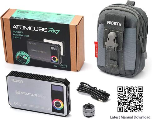 مصباح Atomcube RX7 18W Pocket RGBWW LED - شبكة الجيل الجديد، التحكم في التطبيق حتى 65535 جهازًا، DMX512، 15 سيناريو محدد مسبقًا، 5 FX مخصص، 2500K~8500K، CRI95+، TLCI99، تعديل اللون والتشبع. in Kuwait