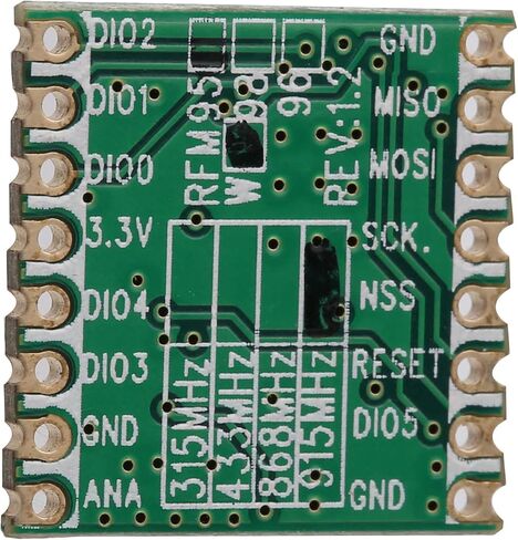 Walfront RFM96W 433M وحدة إرسال واستقبال لاسلكية 20DBM وحدة إرسال واستقبال LORA-TM مكونات إلكترونية 200 كيلوبت في الثانية in Saudi Arabia
