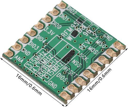 Walfront RFM96W 433M وحدة إرسال واستقبال لاسلكية 20DBM وحدة إرسال واستقبال LORA-TM مكونات إلكترونية 200 كيلوبت في الثانية in Saudi Arabia