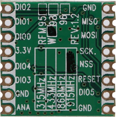 Walfront RFM96W 433M وحدة إرسال واستقبال لاسلكية 20DBM وحدة إرسال واستقبال LORA-TM مكونات إلكترونية 200 كيلوبت في الثانية in Saudi Arabia