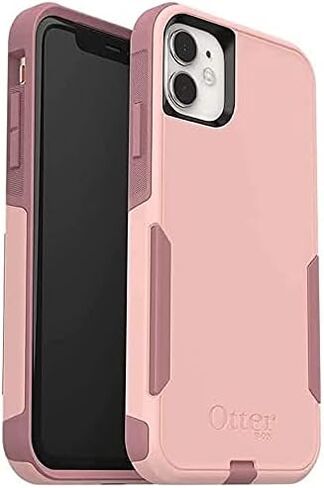 حافظة OtterBox Commuter Series لهاتف iPhone 11 (فقط) - عبوة غير مخصصة للبيع بالتجزئة - طريقة كيوبيد (وردي روزمارين/برقوق أحمر) in Saudi Arabia