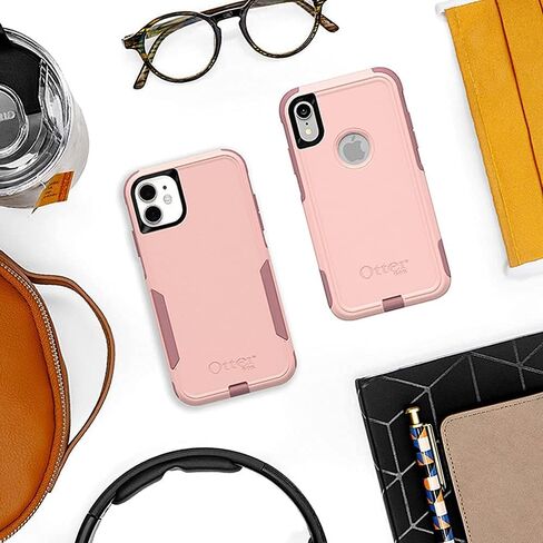 حافظة OtterBox Commuter Series لهاتف iPhone 11 (فقط) - عبوة غير مخصصة للبيع بالتجزئة - طريقة كيوبيد (وردي روزمارين/برقوق أحمر) in Saudi Arabia