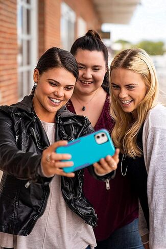حافظة OtterBox Commuter Series لهاتف iPhone 11 (فقط) - عبوة غير مخصصة للبيع بالتجزئة - طريقة كيوبيد (وردي روزمارين/برقوق أحمر) in Saudi Arabia
