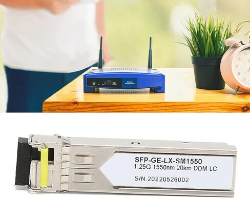 وحدة بصرية SFP GE LX SM1550، 1.25 جيجا 1550 نانومتر، وضع واحد الياف واحدة 20 كم تدعم وظيفة دي دي ام، للمفاتيح والراوتر in Kuwait