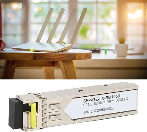 وحدة بصرية SFP GE LX SM1550، 1.25 جيجا 1550 نانومتر، وضع واحد الياف واحدة 20 كم تدعم وظيفة دي دي ام، للمفاتيح والراوتر in Kuwait