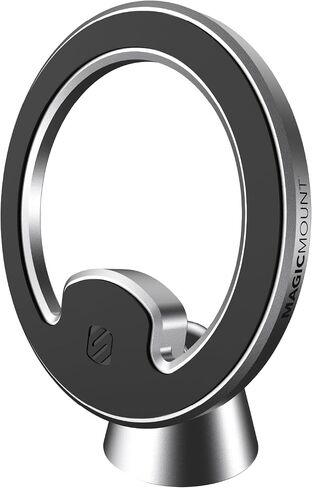 حامل الهاتف المغناطيسي Scosche MagicMount MEMSV Elite2 للأجهزة المحمولة MagSafe، حامل فتحة تهوية السيارة، رأس مغناطيسي قابل للتعديل 360 درجة، حامل هاتف محمول متوافق مع iPhone 15/14/13/12 وحافظة MagSafe، فضي in Kuwait