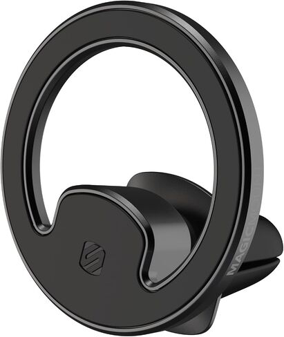 حامل الهاتف المغناطيسي Scosche MagicMount MEMSV Elite2 للأجهزة المحمولة MagSafe، حامل فتحة تهوية السيارة، رأس مغناطيسي قابل للتعديل 360 درجة، حامل هاتف محمول متوافق مع iPhone 15/14/13/12 وحافظة MagSafe، فضي in Kuwait
