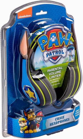 Paw Patrol Marshall Kids Headphones, Adjustable Headband, Stereo Sound, 3.5Mm Jack, Wired Headphones for Kids, Tangle-Free, Volume Control, Foldable, Childrens Headphones Over Ear for School Home, Tra in Saudi Arabia
