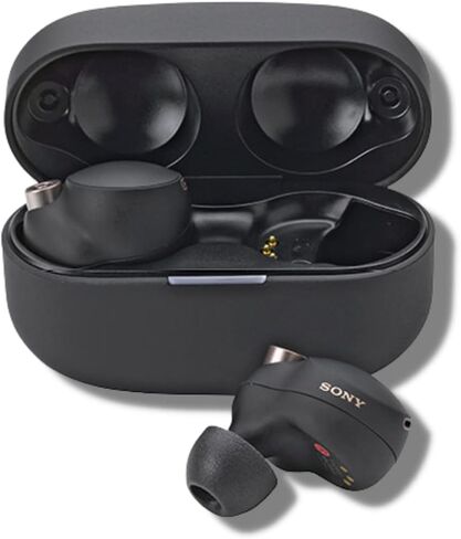 أطراف أذن إسفنجية متوافقة مع سماعات الأذن اللاسلكية Sony TrueWireless - Sony XM5 الجديدة، WF-1000XM5، WF-1000XM4، WF-1000XM3، WF-XB700، راحة فائقة | تناسب لا يتزعزع | وسط، 3 أزواج، أسود in Saudi Arabia
