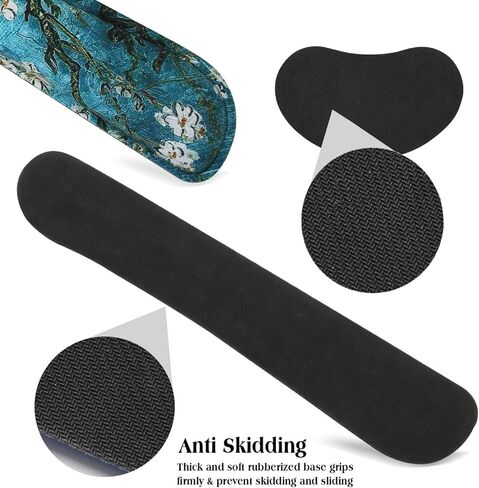 Meffort Inc Gaming Keyboard Wrist Pad & Mouse Wrist Rest Cushion Support Combo Set – Durable Ergonomic Anti Slip Non-Slip Base - Cherry Blossoming in Kuwait