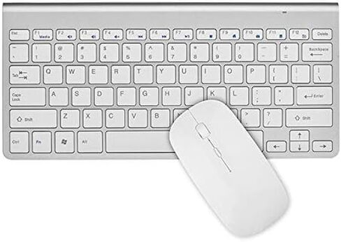 Orcaa iMac Style 2.4G Slim Compact Wireless Keyboard and Mouse Combo Set | Perfect Portable Set for | Android | Window | Laptop | Desktop and Macbooks in Saudi Arabia