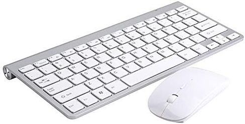 Orcaa iMac Style 2.4G Slim Compact Wireless Keyboard and Mouse Combo Set | Perfect Portable Set for | Android | Window | Laptop | Desktop and Macbooks in Saudi Arabia