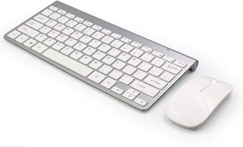 Orcaa iMac Style 2.4G Slim Compact Wireless Keyboard and Mouse Combo Set | Perfect Portable Set for | Android | Window | Laptop | Desktop and Macbooks in Saudi Arabia
