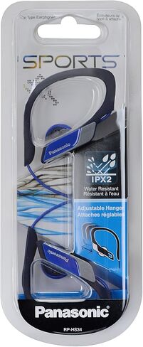 Panasonic- Rp-hs46e-k Slim Clip On Earphone - Black in Saudi Arabia