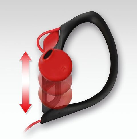 Panasonic- Rp-hs46e-k Slim Clip On Earphone - Black in Saudi Arabia
