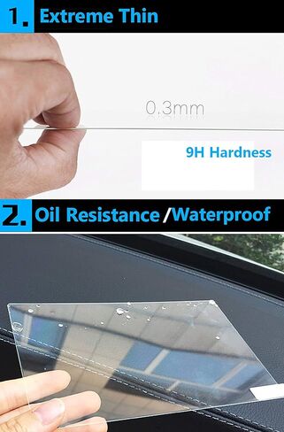 TTCR-II Compatible With Macan Screen Protector 2019-2024, For Macan Touchscreen Protector 10.9-Inches, Tempered Glass Screen Protective Film 10.9-In For 2019-2024 Macan Base/TS/GTS in Saudi Arabia