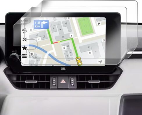 واقي شاشة BELLEMOND فائق مضاد للوهج للحيوانات الأليفة c/w 2023 Toyota RAV4 Adventure/Limited/TRD/XSE مقاس 10.5 بوصة واقي شاشة لمس لعرض الملاحة - عبوتان - صنع في اليابان US-RAV4-105-BL in Kuwait