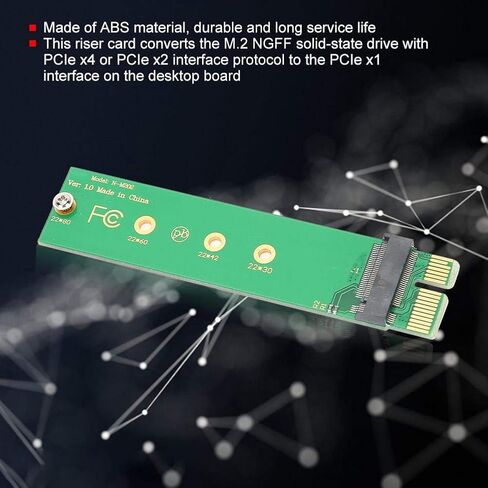 بطاقة محول M.2 NGFF SSD إلى PCIe Express x1، تدعم PCIE x4 AHCI NVMe وPCIE x2 AHCI NVMe M.2 NGFF SSD، محركات الأقراص ذات الحالة الصلبة لسطح المكتب in Saudi Arabia