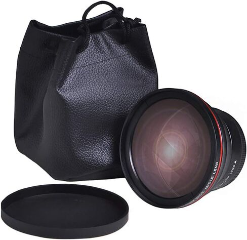 كاميرا PowerTrust 52MM 0.43x الاحترافية عالية الدقة بزاوية واسعة مع جزء ماكرو لنيكون D7100 D7000 D5500 D5300 D5200 D5100 D3300 D3200 D3100 DSLR in Saudi Arabia