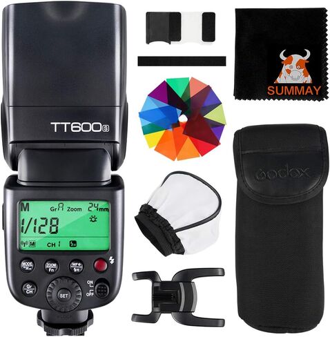 GODOX TT600S Master Slave Flash Speedlite MI Hotshoe واجهة لكاميرا سوني، GN60، 5600k±200k، نظام Godox X، وقت إعادة التدوير 0.1-2.6 ثانية in Saudi Arabia