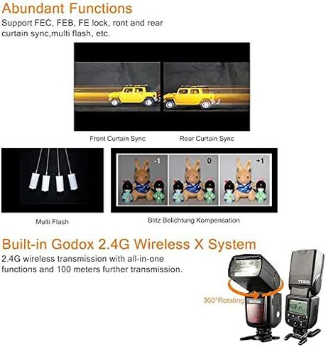 GODOX TT600S Master Slave Flash Speedlite MI Hotshoe واجهة لكاميرا سوني، GN60، 5600k±200k، نظام Godox X، وقت إعادة التدوير 0.1-2.6 ثانية in Saudi Arabia