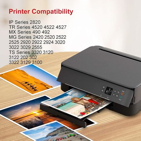 خرطوشة حبر بديلة من WISETA لطابعات Canon PG-245XL&CL-246XL PG-243&CL-244 كومبو إنتاجية عالية للاستخدام مع طابعات MX492 MX490 MG2420 MG2522 MG2920 MG2922 MG3029، عبوة من قطعتين in Kuwait