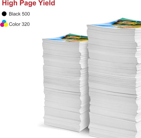 خرطوشة حبر بديلة من WISETA لطابعات Canon PG-245XL&CL-246XL PG-243&CL-244 كومبو إنتاجية عالية للاستخدام مع طابعات MX492 MX490 MG2420 MG2522 MG2920 MG2922 MG3029، عبوة من قطعتين in Kuwait