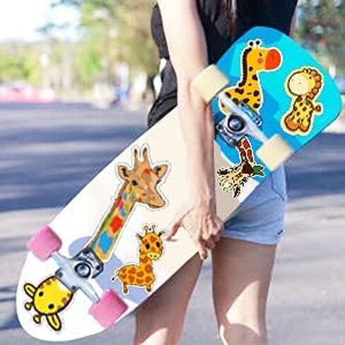 50 قطعة ملصقات الزرافة ، ملصقات فينيل مضادة للماء للزجاجة ، الثلاجة ، الكمبيوتر ، الأمتعة ، التزلج ، الجيتار ، ملصقات للأطفال ، المراهقين ، الأولاد ، الفتيات (غير متكررة) in Kuwait