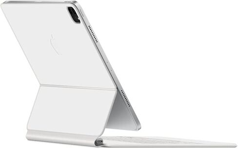 SopiGuard Skin for 2021 Magic Keyboard Case 12.9 Precision Edge-to-Edge Vinyl Sticker Top, Keyboard, and Rear Panel (Matte White) in Kuwait