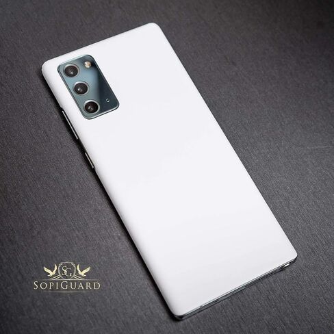 SopiGuard Skin for 2021 Magic Keyboard Case 12.9 Precision Edge-to-Edge Vinyl Sticker Top, Keyboard, and Rear Panel (Matte White) in Kuwait