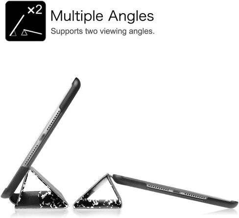 حافظة Fintie لجهاز iPad Mini 4 - غطاء حماية ذكي خفيف الوزن Slimshell مع ميزة النوم/الاستيقاظ التلقائي لجهاز iPad Mini 4 (إصدار 2015)، كتاب تكوين أسود in Saudi Arabia