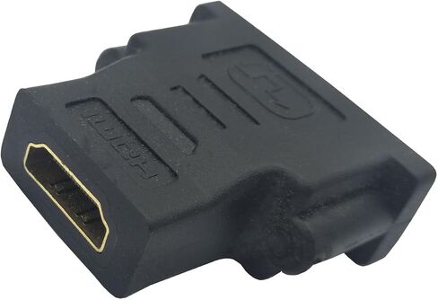 محول NW GenHaoQi HDMI إلى DVI، محول DVI 24+5 أنثى إلى HDMI أنثى مطلي بالذهب (قطعة واحدة) in Saudi Arabia