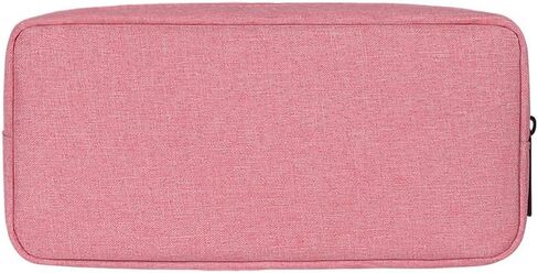 Universal Electronics/Accessories Soft Carrying Case Bag, Durable & Light-Weight,Suitable for Out-Going, Business, Travel and Cosmetics Kit（Pink） in Kuwait