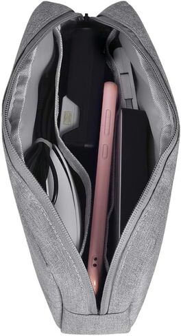 Universal Electronics/Accessories Soft Carrying Case Bag, Durable & Light-Weight,Suitable for Out-Going, Business, Travel and Cosmetics Kit（Pink） in Kuwait