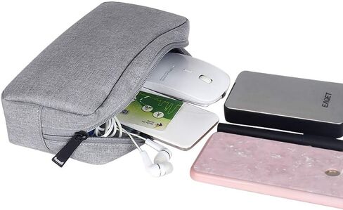 Universal Electronics/Accessories Soft Carrying Case Bag, Durable & Light-Weight,Suitable for Out-Going, Business, Travel and Cosmetics Kit（Pink） in Kuwait