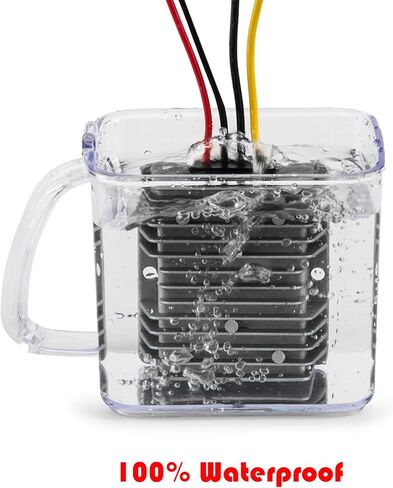 MGGi DC Voltage Boost Converter, 12V Step Up to 24V 3A 72W Regulator Booster, Converter Power Supply Module Boost Transformer, Waterproof Power Adapter - for Colf Cart Club Car Truck Vehicle Boat in Kuwait