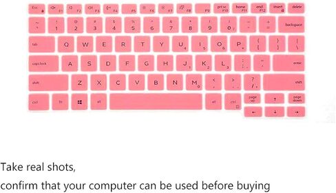 2Pcs Keyboard Cover Design for Dell Latitude 7000 Series 7300 13.3" Laptop |Dell Latitude 5000 Series 5300 5310 Laptop Keyboard Protective Skin -Black+Clear in Saudi Arabia