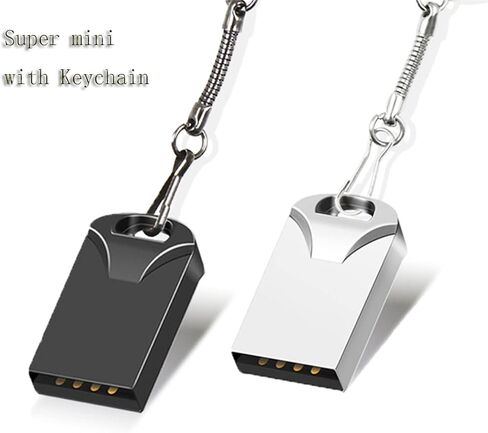 Super Mini USB Flash Drives Memory Sticks Pendrives Jumpdrive Thumb Drive with Waterproof Dustproof Shockproof (Black 64GB) in Kuwait