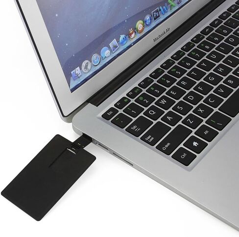 Aneew 16 جيجابايت 2.0 بطاقة ائتمان البنك الأسود USB فلاش محرك ذاكرة تخزين هدية in Kuwait
