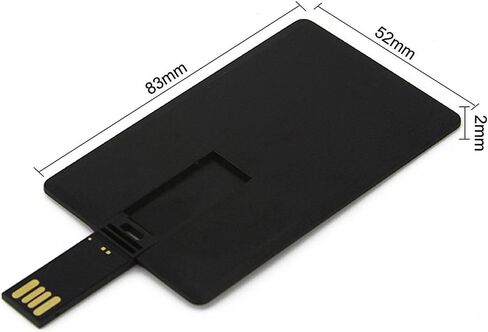 Aneew 16 جيجابايت 2.0 بطاقة ائتمان البنك الأسود USB فلاش محرك ذاكرة تخزين هدية in Kuwait