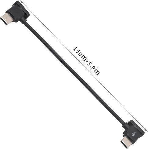VBESTLIFE Remote Controller Cable, 15cm Remote Controller Data Cable Type C to Type C for DJI Air 2 / Mini 2 Drone in Saudi Arabia