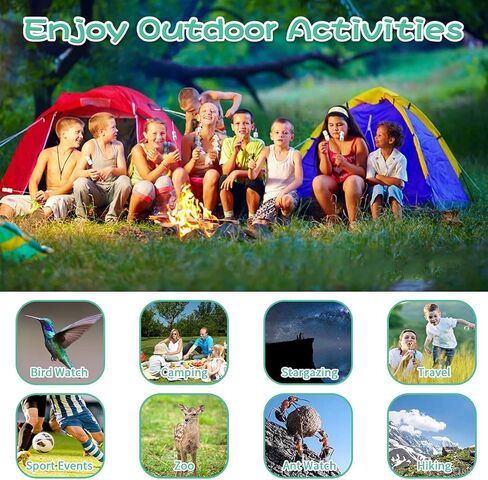 Mom&myaboys Binoculars Toys for Children,Birthday Gifts for 4-9 Old Year Girls for Outdoor Play,5-12 Old Year Girls Boys Presents,Best Gift for Kids Hunting,Learning (Pink) in Kuwait