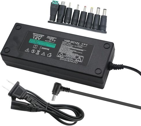 محول إمداد الطاقة DIGISHUO DC 12V 4A 48W محول التيار المتردد 110V/220V إلى DC 12V 4amp محول LED سائق لشريط LED نظام أمان كاميرا CCTV (12V 4A 48W) in Saudi Arabia