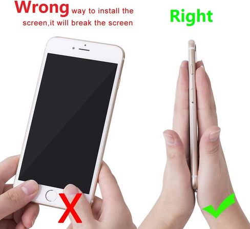 GOLDWANGWANG for iPhone 7 Plus Screen Replacement White,5.5" 3D Touch LCD Screen Digitizer Replacement Frame Display Assembly Set with Repair Tool kit + Tempered Glass Screen Protector + Instruction in Saudi Arabia
