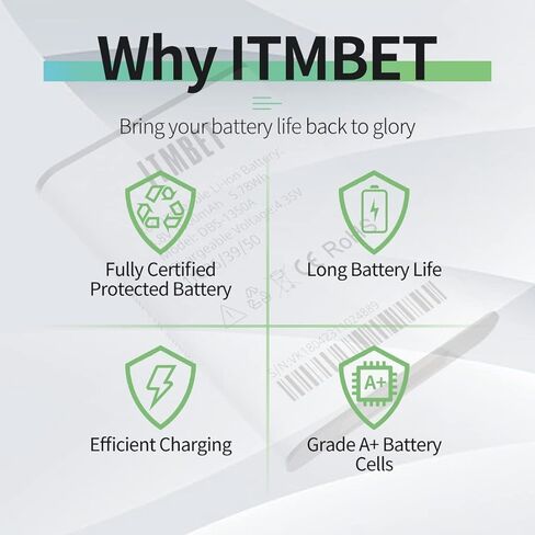 بطارية بديلة DBS-1350A لجهاز Doro 7050 Consumer Cellular Flip 1500mAh in Kuwait