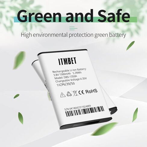 بطارية بديلة DBS-1350A لجهاز Doro 7050 Consumer Cellular Flip 1500mAh in Kuwait