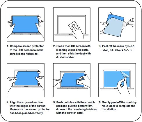 واقي شاشة من هويمي لجهاز لينوفو يوغا C930 14 بوصة بشاشة مضادة للوهج شاشة كاملة قطعتان (واقي شاشة 14 بوصة) in Kuwait